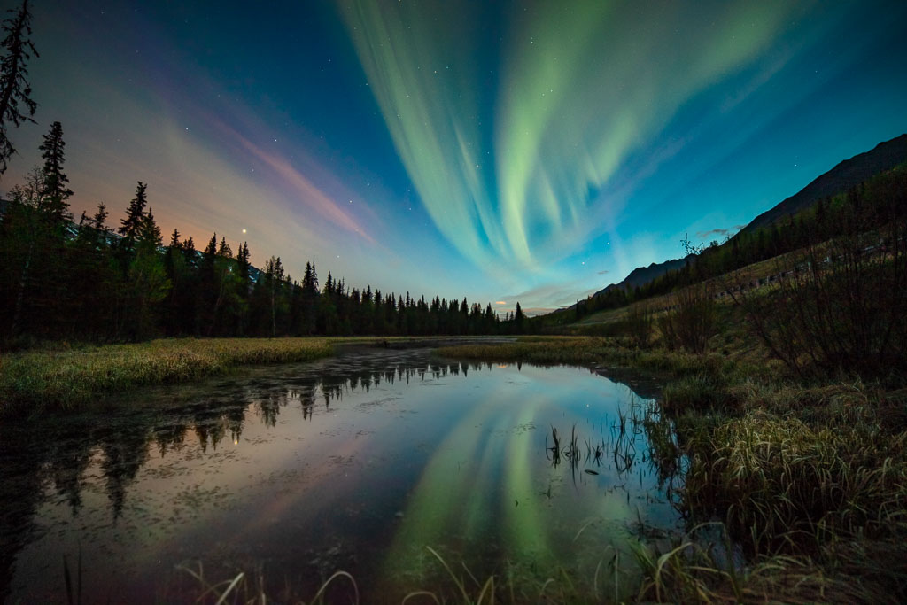 Aurora Borealis, Eagle River, Alaska, Nicole Smoot